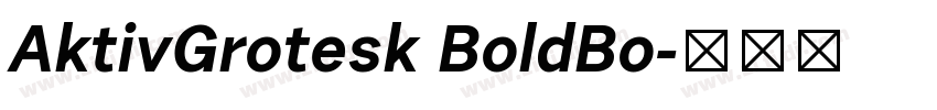 AktivGrotesk BoldBo字体转换 AktivGrotesk BoldBo字体转换